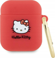 Mbulesë AirPods Pro 2 Hello Kitty 3D, silikon, për modele 2022 2023, fuchsia