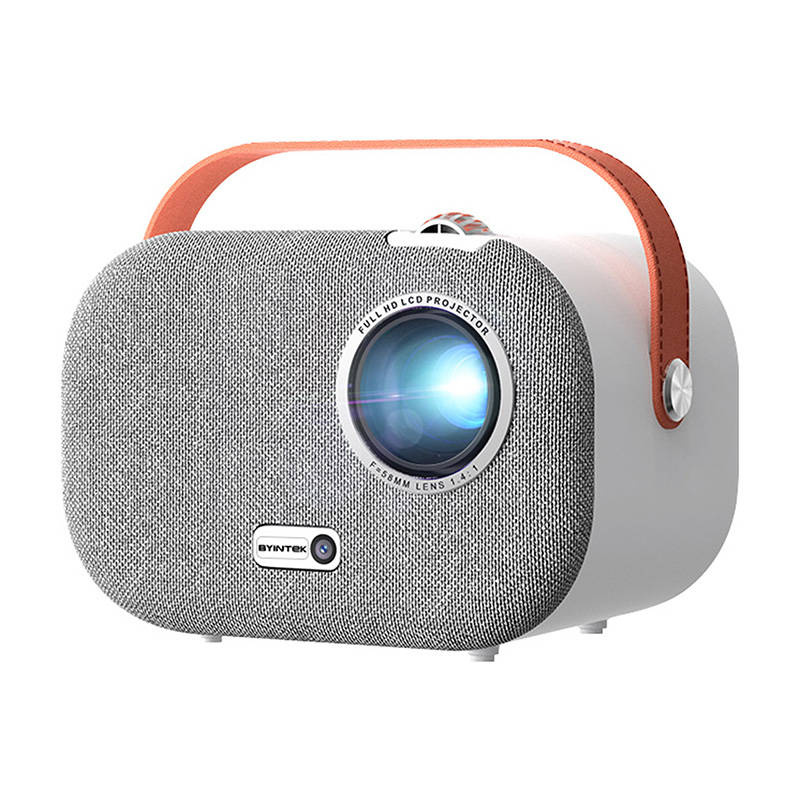 Projektor Byintek K16Pro, Full HD 1080p, 300 ANSI lumens, gri