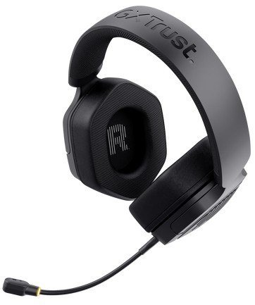 Kufje gaming Trust GXT 493PS Carus, me mikrofon, mbi vesh, të zeza