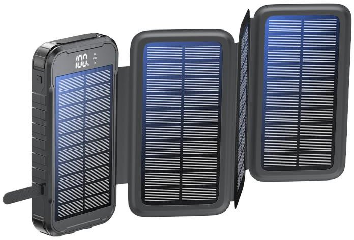 Power bank Boompods Neutron Fold Solar, 16000mAh, karikim solar, i zi