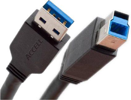 Kabllo USB InLine USB 3.0 USB A në USB B, 5 m, 5 Gbps, e zezë