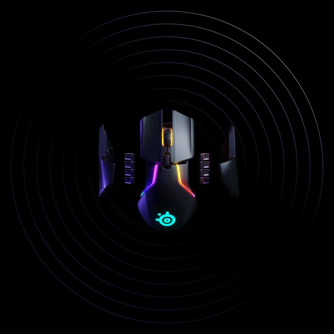 Maus SteelSeries Rival 650 Wireless, TrueMove3+, 12000 CPI, i zi