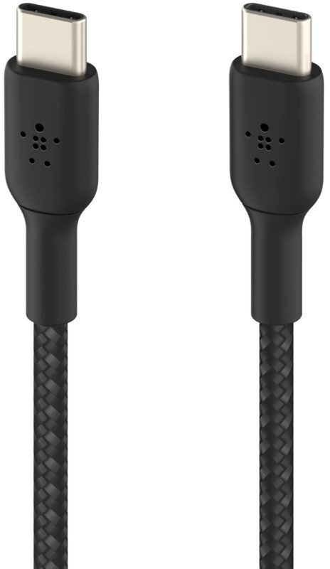 Kабел USB C Belkin CAB004BT2MBK, 2 m, плетен најлон, црн