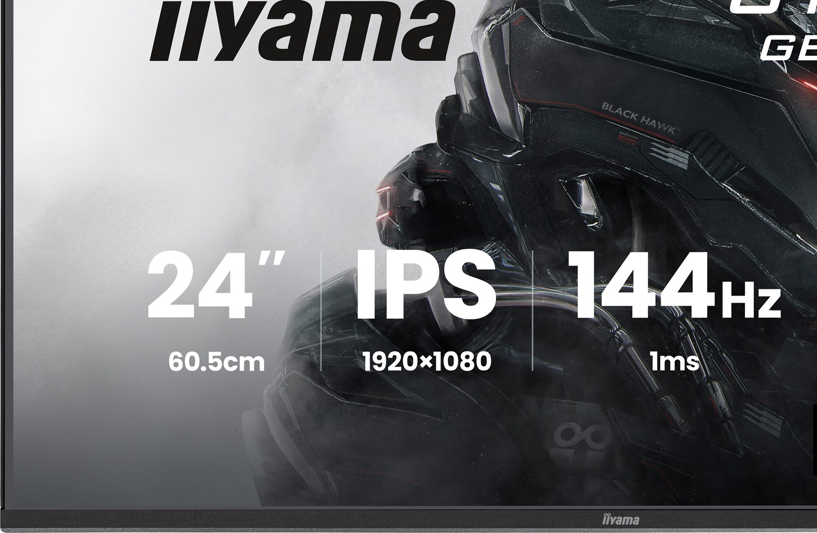 Monitor gaming Iiyama G-MASTER GB2441HSU, 24", Full HD 144Hz, i zi