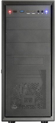 Куќиште за компјутер Inter-Tech IT-8862 Plaid, ATX, midi tower, црно
