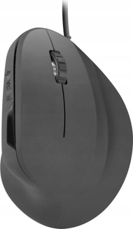 Maus vertikal Speedlink PIAVO, ergonomik, me kabllo USB, i zi