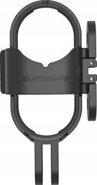 Kornizë mbajtëse Sunnylife Small Frame për Insta360 GO 3 GO 3S, me adapter GoPro, e zezë