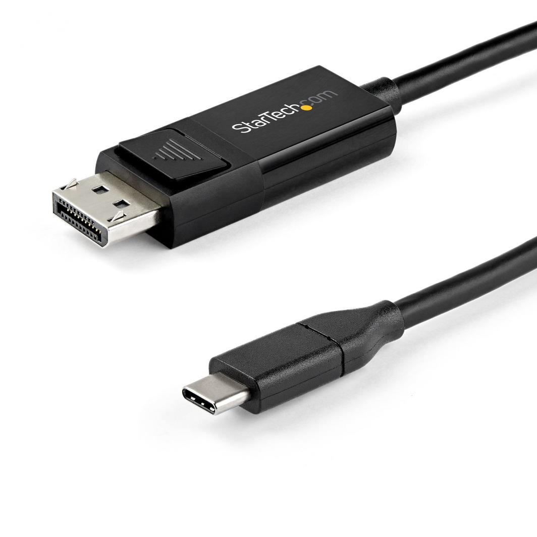 Kabllo StarTech USB C në DisplayPort 1.4, 1m, 8K 60Hz, e zezë