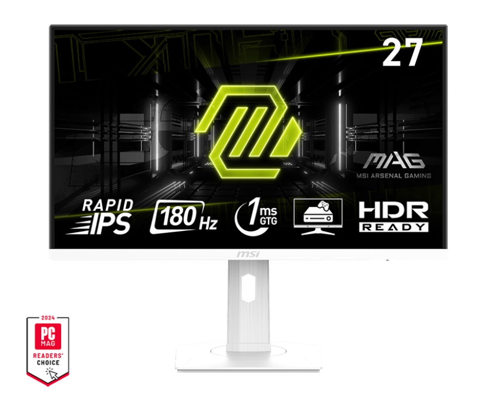 Monitor MSI MAG 274PFW, 27", Full HD, 180Hz, i bardhë