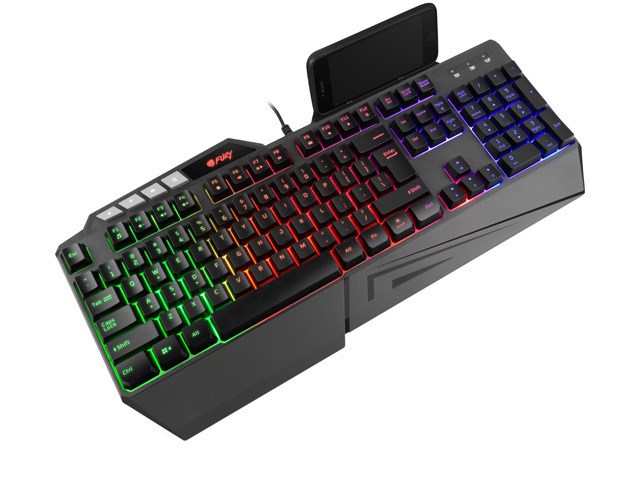 Tastierë Gaming Natec Fury Skyraider, USB, e zezë,