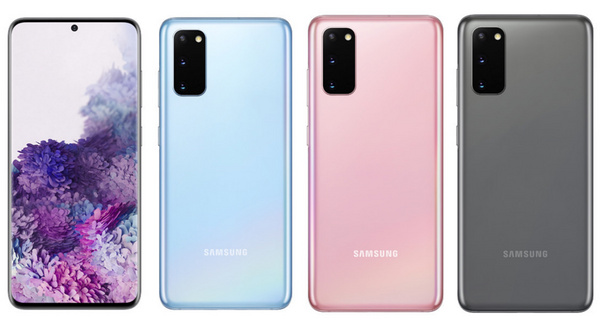 Celular Samsung Galaxy S20, 128 GB, rozë e ëmbël