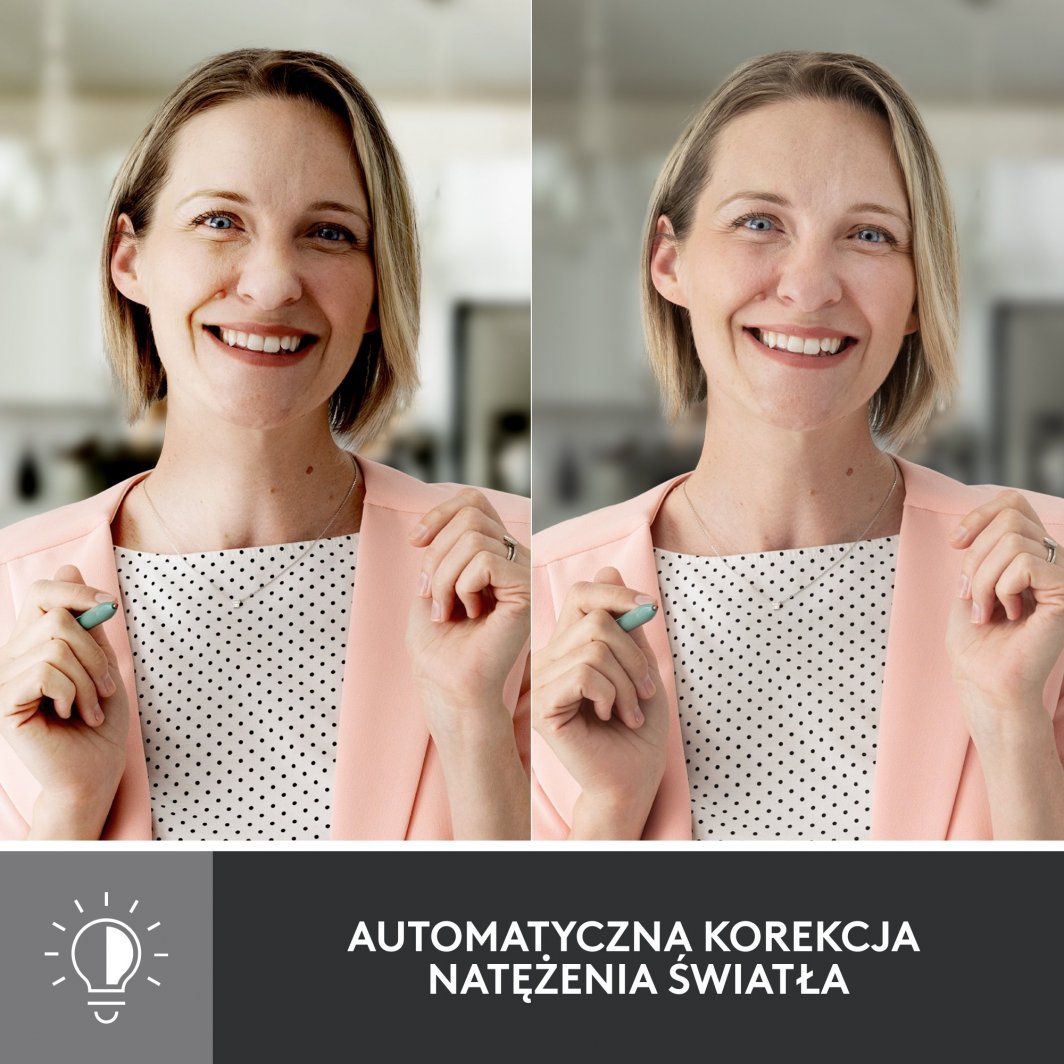 Ueb kamerë Logitech Brio 500 (960-001421), rozë