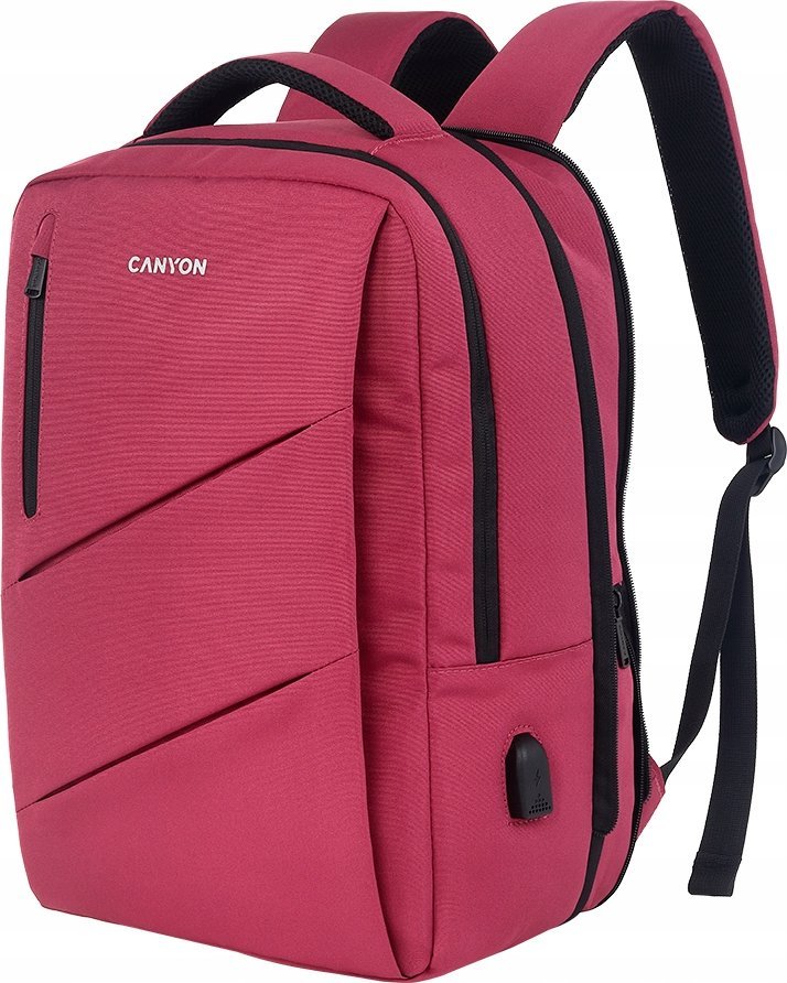 Çantë shpine Canyon BPE-5, për laptop 15.6", poliester, rozë