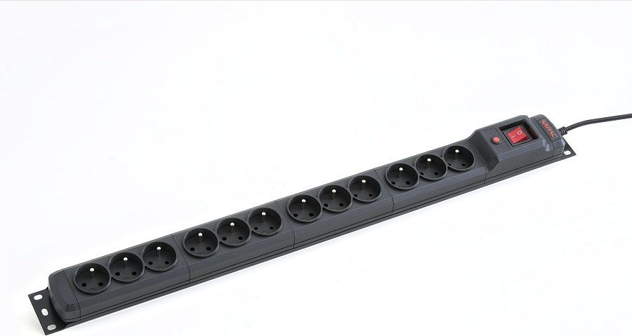 Prizë shumëshe Armac Power Strip Multi M12, 12x 230V, kabllo 2.5m, gri