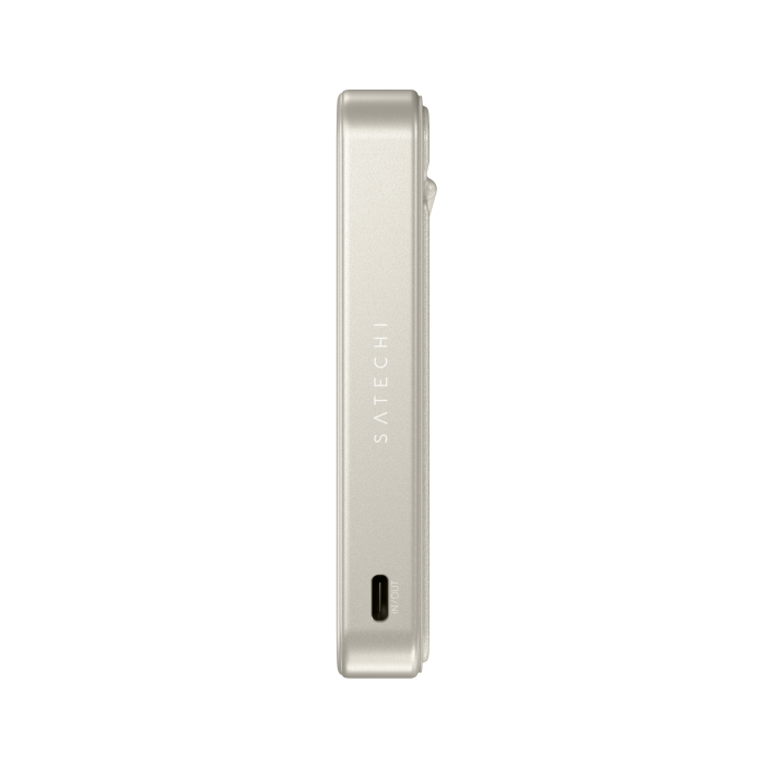 Satechi Qi2 10K Magnetic Power Bank with Stand, Sand