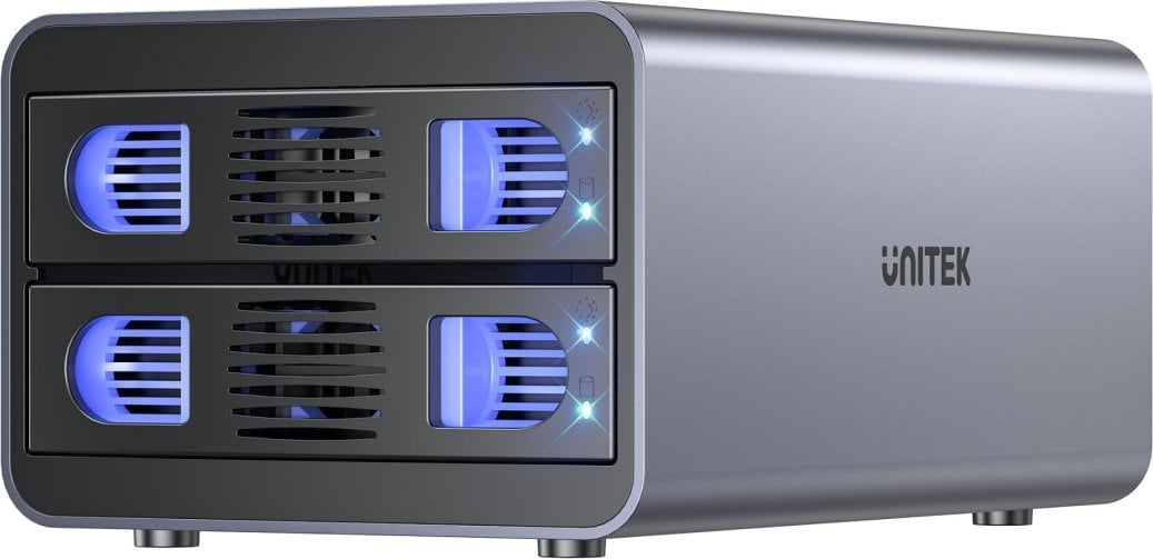Надворешно куќиште Unitek, за SATA дискови 2.5"/3.5", USB 5 Gbps, 40TB, црно