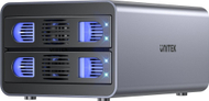 Kuti e jashtme Unitek, për disqe SATA 2.5"/3.5", USB 5 Gbps, 40TB, e zezë