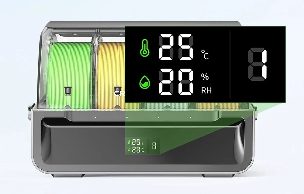 Sistem filamenti Creality CFS, multicolor, 4 filamente paralele, për Creality K2 Plus