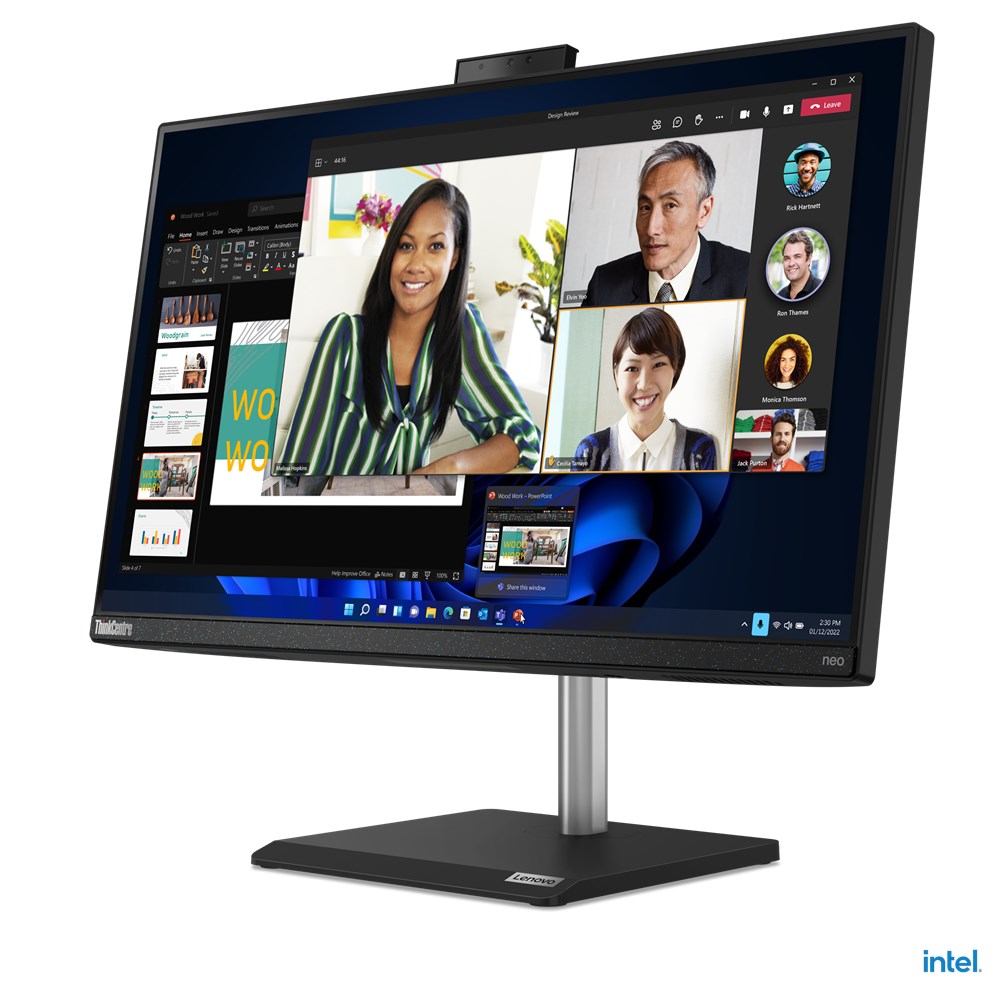 Kompjuter All in One Lenovo ThinkCentre Neo 30a, 23.8", Intel Core i3 1215U, i zi