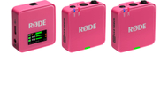 Sistem mikrofoni pa tela Rode Wireless GO Gen 3, 32 bit, 2.4 GHz, rozë