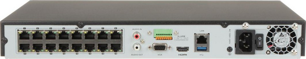 Regjistrues BCS NVR1602-4K-16P, IP, H.264 / H.264 + / H.265 / H.265 +, i zi