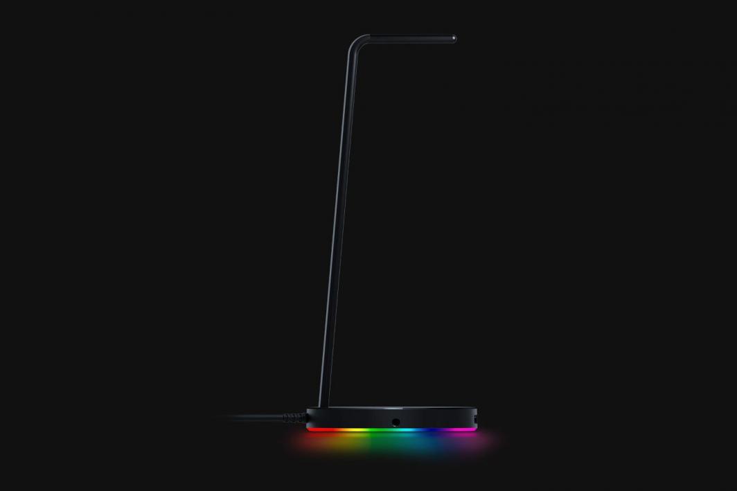 Mbajtëse për kufje Razer, RGB, metali, e zezë