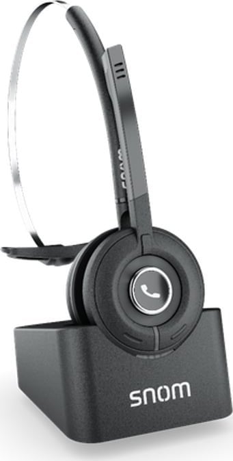 Kufje pa tela Snom A190, DECT, për zyrë dhe call center, të zeza
