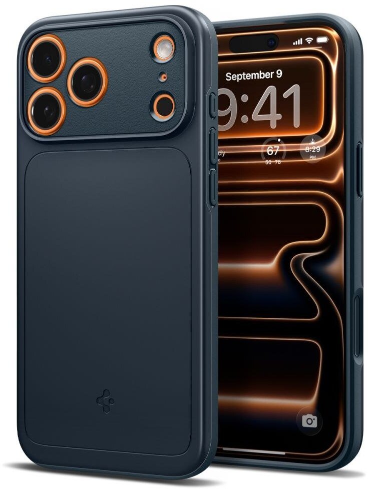 Mbulesë telefoni Spigen Thin Fit MagSafe për iPhone 17 Pro Max, metal slate