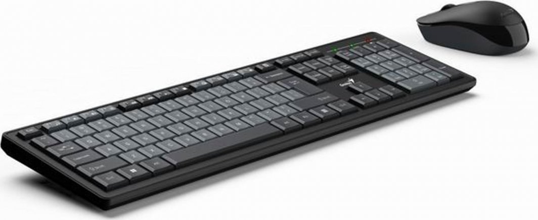 Set tastierë dhe maus Genius Smart KM-8200, Wireless, Optik, e zezë