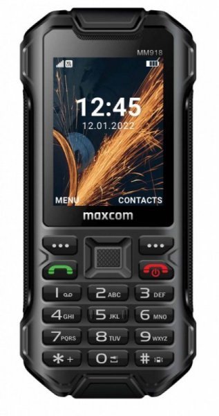 Telefoni Maxcom MM918 4G, ekran 2.4", IP68, i zi