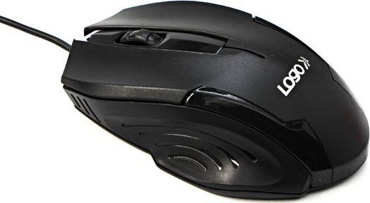 Maus Logo Shape, me kabllo, USB, i zi