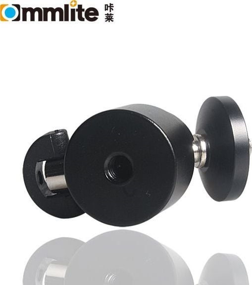 Kokë tripod Commlite 3D Mini Ball Head, universale, metalike, e zezë