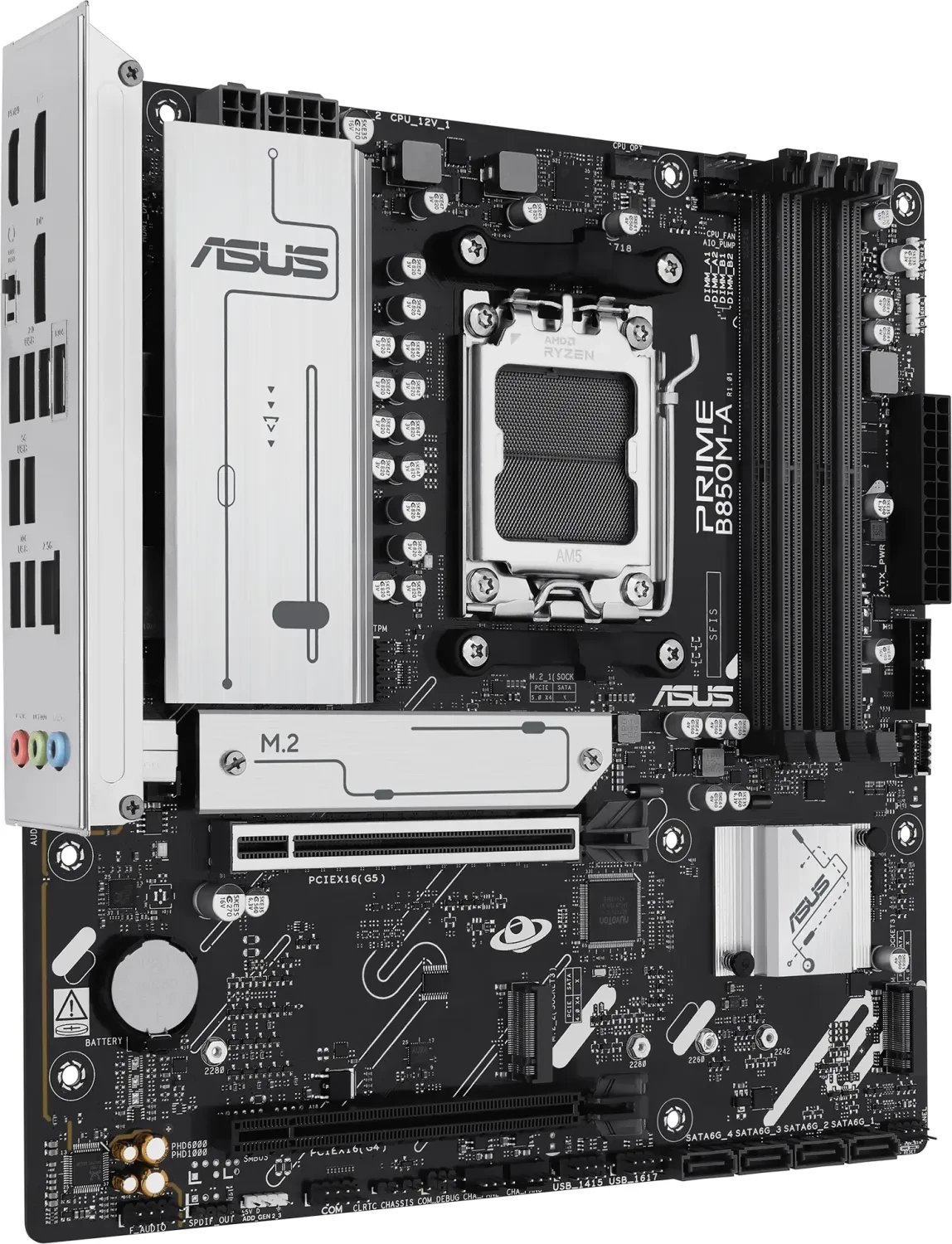 Pllakë amë ASUS PRIME B850M A CSM, DDR5, PCIe 5.0, mATX