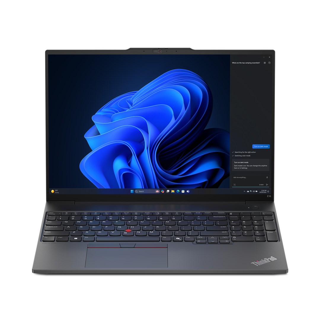 Laptop Lenovo ThinkPad E16 Gen 2, 16", Intel Core Ultra 5 125U, 16GB RAM, 512GB SSD, Intel Graphics, i zi