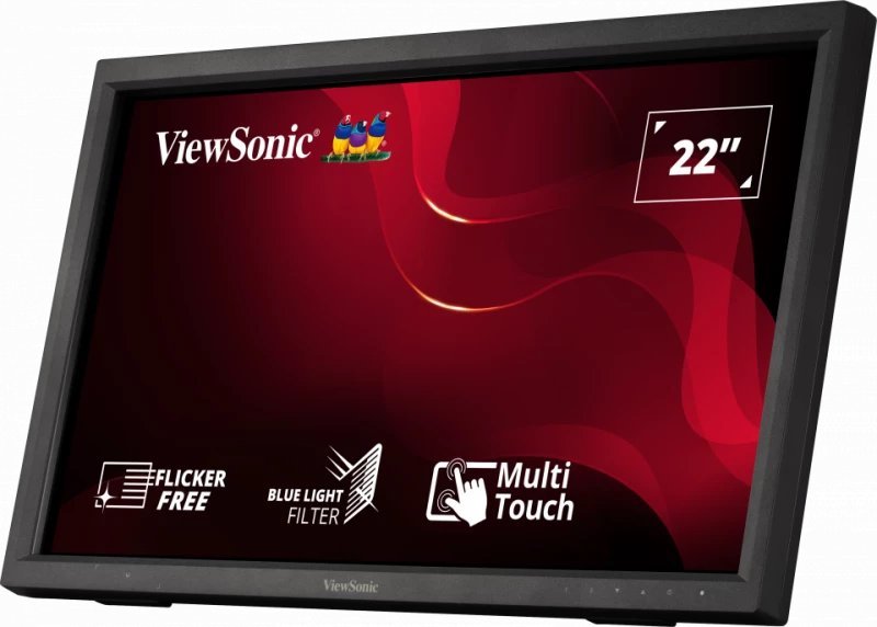 Monitor me prekje ViewSonic TD2223, 22", Full HD, i zi