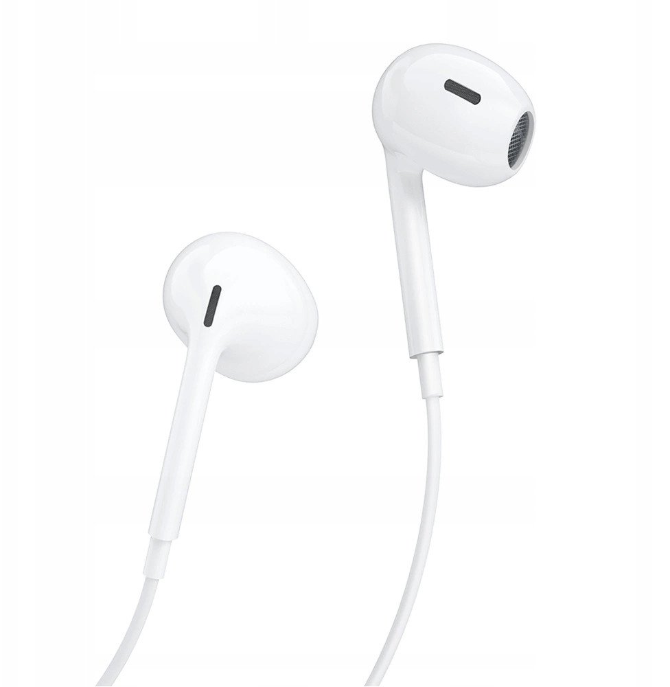 Слушалки in-ear Dudao X14PROT, USB Type C, со микрофон, бели