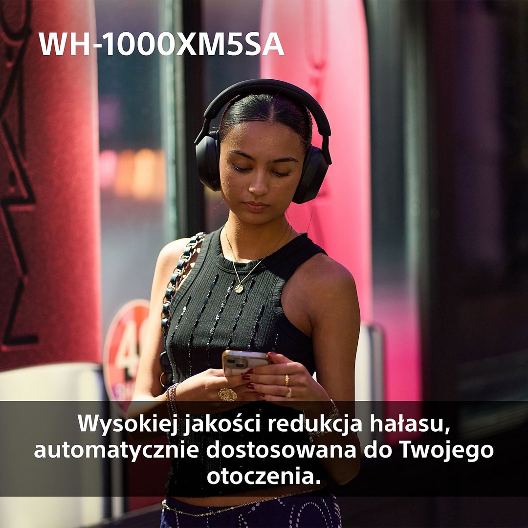 Kufje SONY WH-1000XM5SA, të zeza