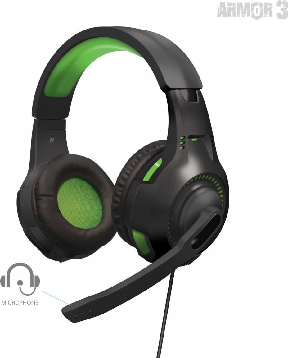 Kufje gaming SoundTac Universal, 3.5mm, me mikrofon, të zeza