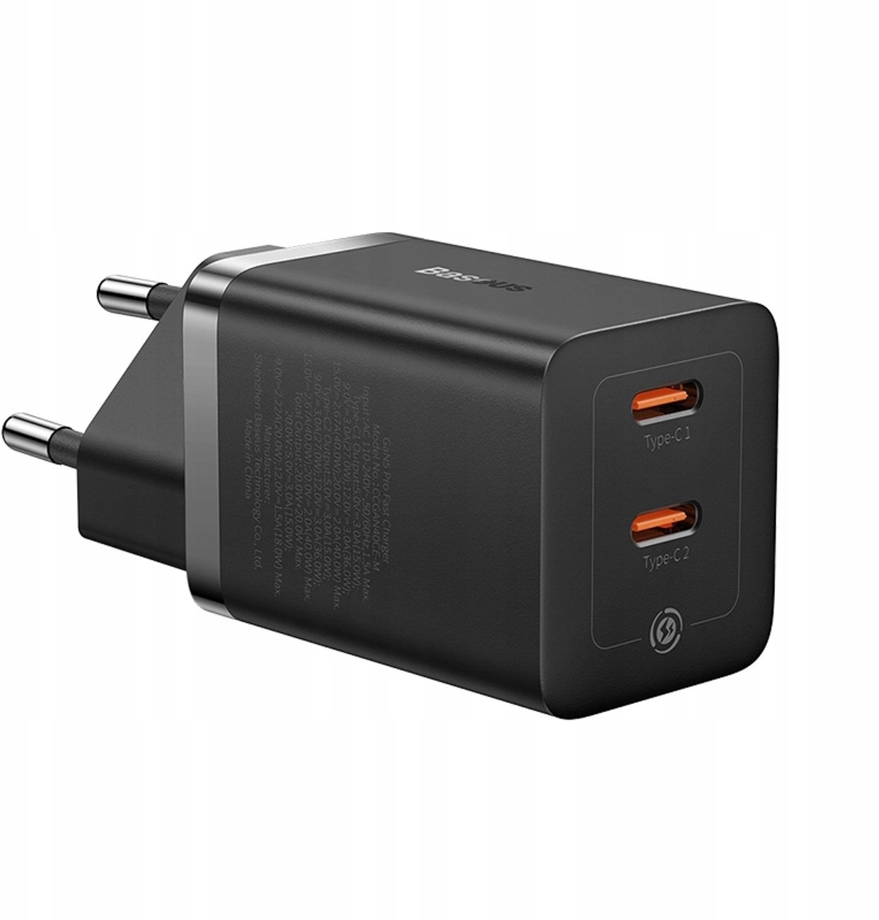 Karikues muri Baseus GaN5 Pro, 40W, 2xUSB C, i zi