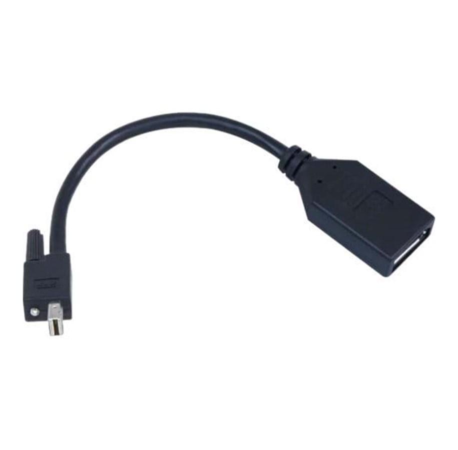 Adapter video Matrox CAB-MDP-DPF, Mini DisplayPort në DisplayPort, kabllo e shkurtër, i zi