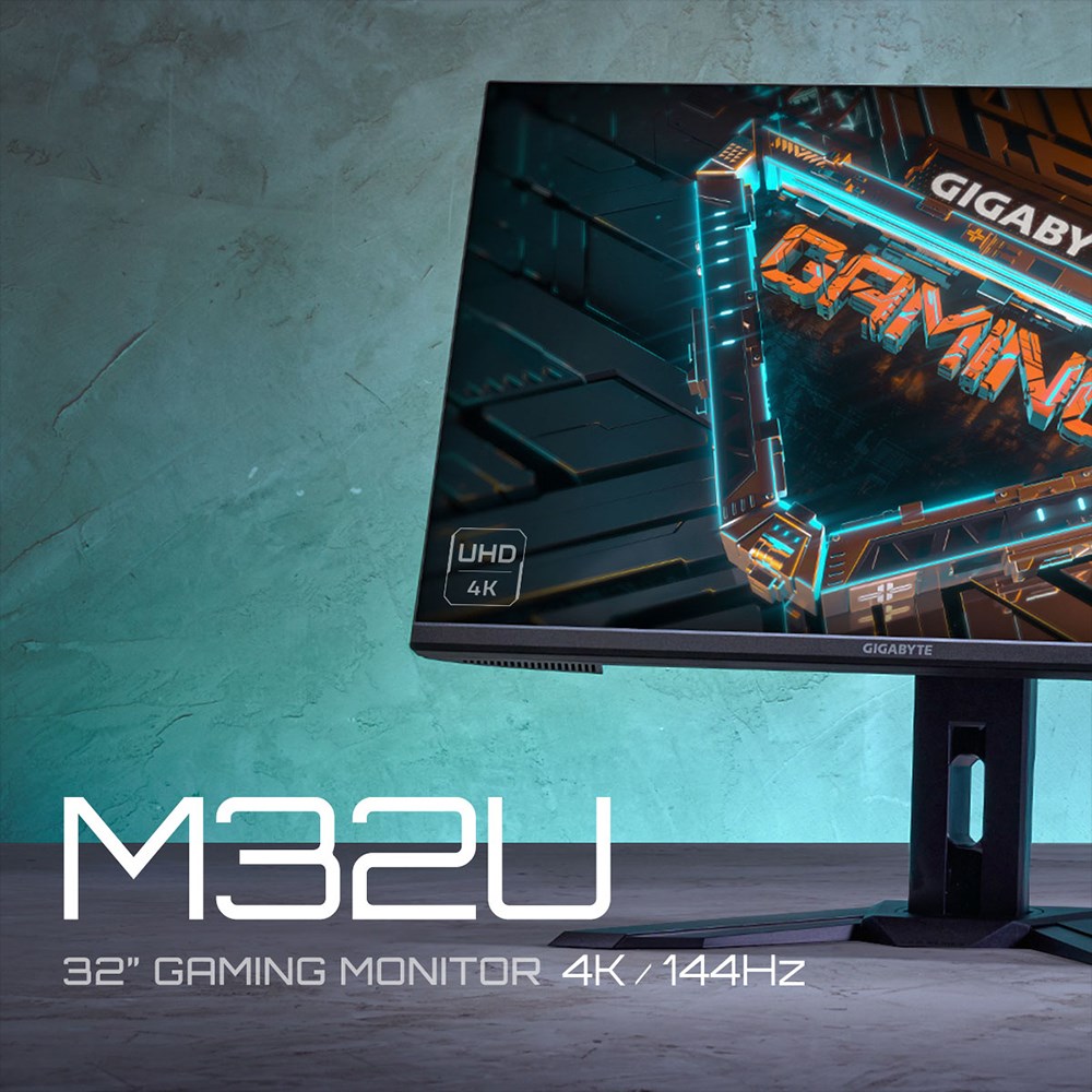 Monitor Gigabyte M32U EK, 31.5", 4K UHD, 144Hz, i zi