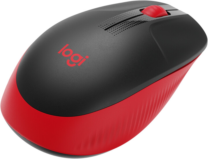 Maus Logitech M190, i kuq