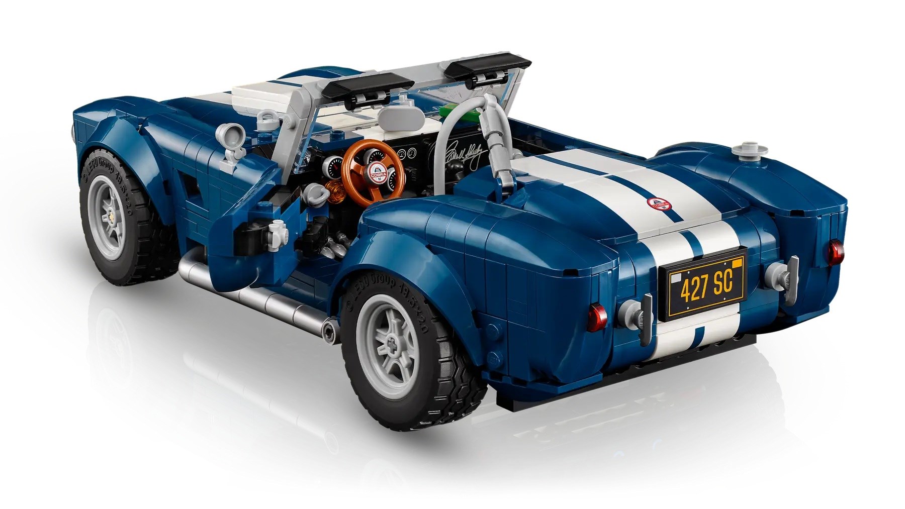 Set ndërtimi LEGO ICONS 10357 Shelby Cobra 427 S/C, 1241 pjesë, për të rritur