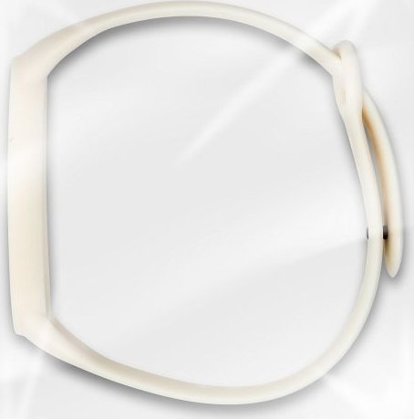 Rrip silikoni Xiaomi Mi Band 5 6 7, për smart band, krem