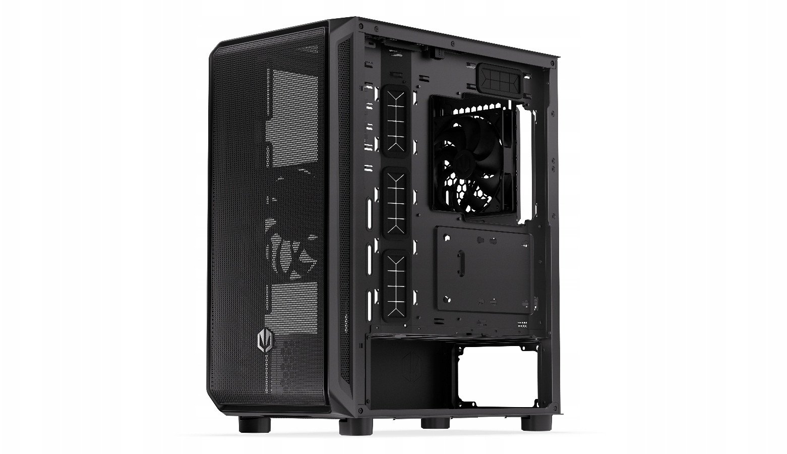 Kuti kompjuteri ENDORFY Arx 500 Core, MIDI Tower, xham i temperuar, e zezë