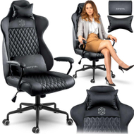 Karrige zyre Sofotel Werona, mekanizëm luhatjeje, lartësi e rregullueshme, e zezë