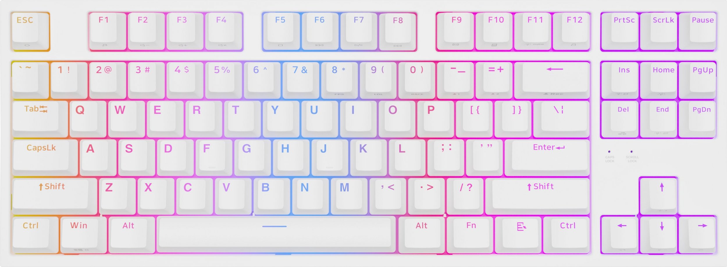 Tastierë mekanike Genesis THOR 404 TKL, Gateron Yellow Pro, RGB, e zezë