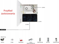 Furnizues energjie PULSAR HPSB 24V, 7A, 2x17Ah, metalik i bardhë