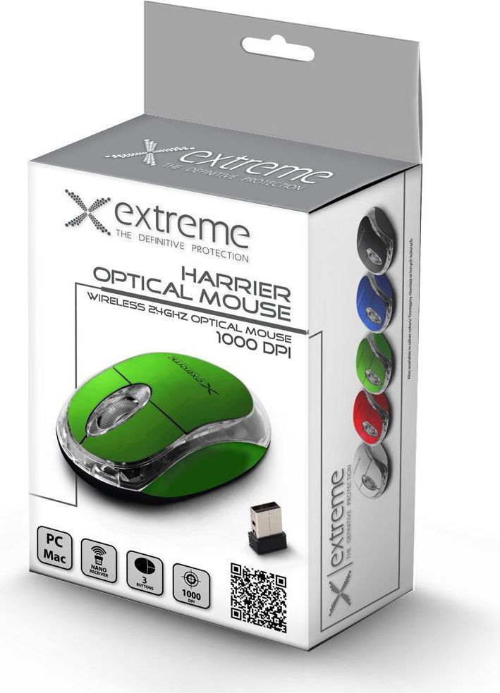 Maus Esperanza Extreme, wireless, USB, i gjelbërt