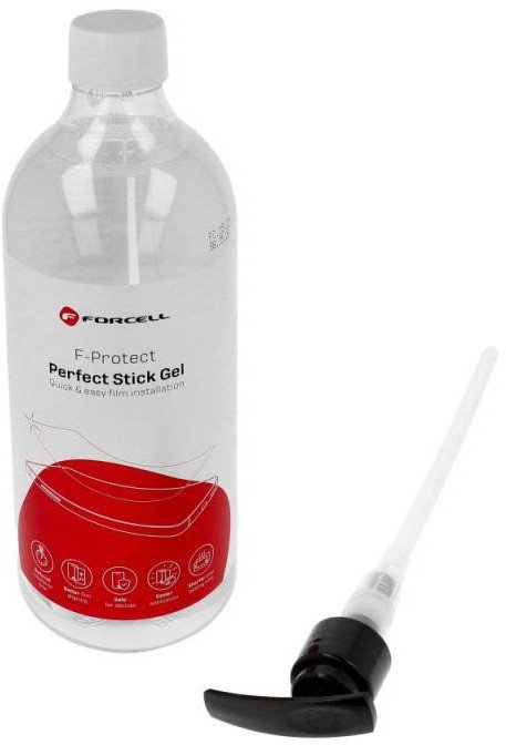 Solucion xheli për aplikim folie mbrojtëse Forcell Perfect Stick, 1L, transparent